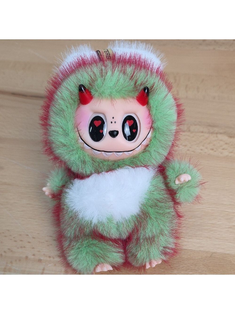 Adorable Green and Red Monster Plush Toy